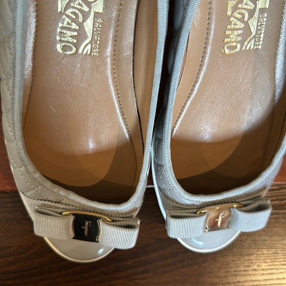 Salvatore Ferragamo Varina Quilted leather Ballet Flats - Picture 6 of 8